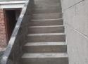 Réalisation d'un escalier en béton